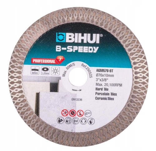 BIHUI Tarcz do cięcia na sucho B-SPEEDY 76mm AGMN76-BT