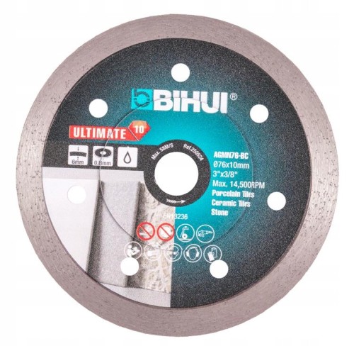 BIHUI Tarcza do cięcia na mokro 76mm AGMN76-BC