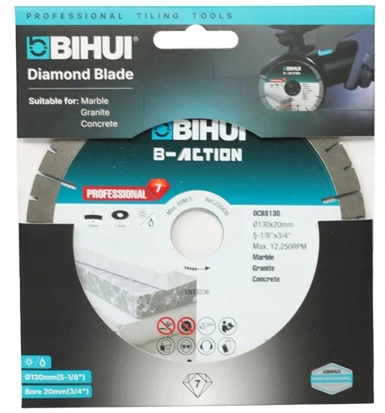 BIHUI Tarcza diamentowa B-ACTION, do maszyny automatycznej 130 mm DCBS130