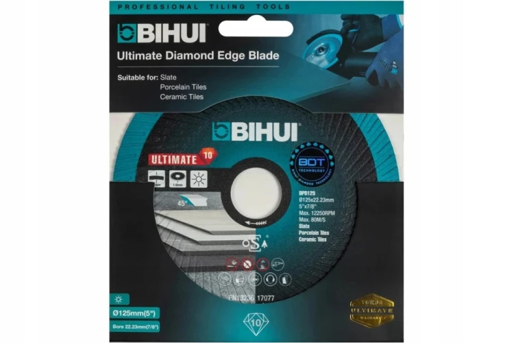 BIHUI Tarcza diamentowa Ultimate Edge 125 mm do cięcia i ukosowania DPD125