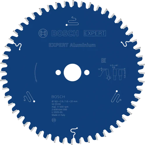 Tarcza pilarska Bosch Expert for Aluminium 160 x 20 mm 52 zęby 2608644095