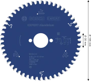 Tarcza pilarska Bosch Expert for Aluminium 165 x 30 mm 52 zęby 2608644096