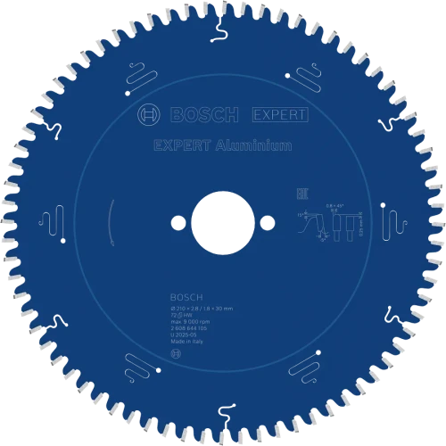 Tarcza pilarska Bosch Expert for Aluminium 210 x 30 mm 72 zęby 2608644105