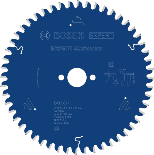 Tarcza Bosch expert do aluminium 160mm 2608644094.webp