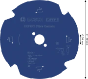 Zbliżenie na zęby diamentowe PCD tarczy Bosch 2608644121 o geometrii TCG