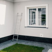 Sztywny profil aluminiowy 50x20 mm drabiny przystawnej Drabest PRO 8 szczebli