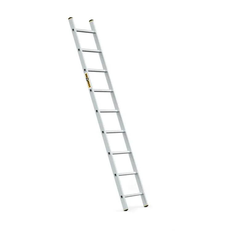 Aluminiowa drabina przystawna 9 szczebli Drabest PRO 150 kg