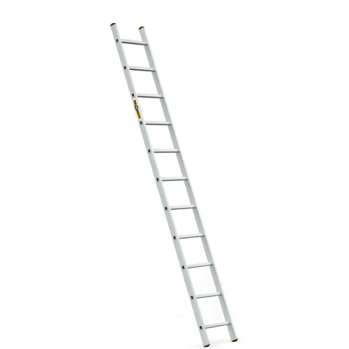 Aluminiowa drabina przystawna 11 szczebli Drabest PRO 150 kg