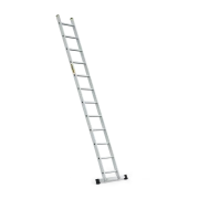 Aluminiowa drabina przystawna 12 szczebli ze stabilizatorem Drabest PRO 150 kg