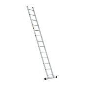 Aluminiowa drabina przystawna 13 szczebli ze stabilizatorem Drabest PRO 150 kg