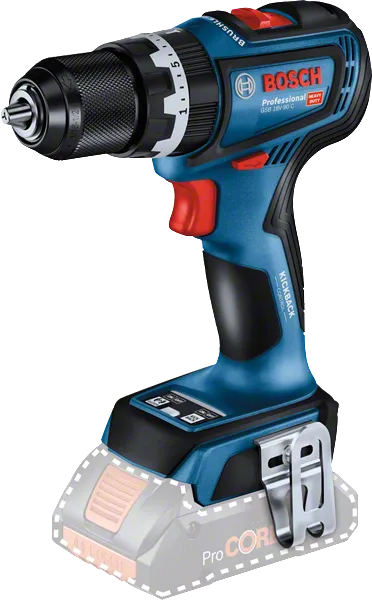 Akumulatorowa wiertarko-wkrętarka udarowa Bosch GSB 18V-90 C Professional 64Nm 06019K6102