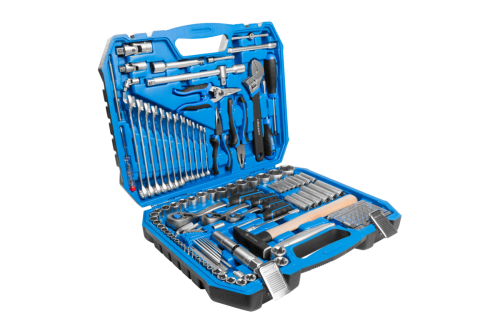 Hogert Technik HT1R439 – zestaw narzędzi 131 elementów w walizce