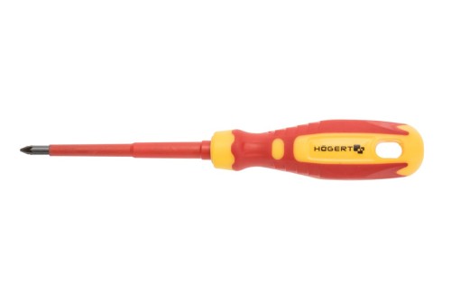 Wkrętak izolowany PZ1 100 mm Hogert Technik HT1S968 SLIM VDE 1000V z magnetycznym grotem