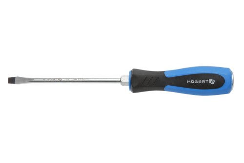 Wkrętak płaski do pobijania Hogert Technik HT1S066 6x125 mm ze stali chromowo-wanadowej CrV