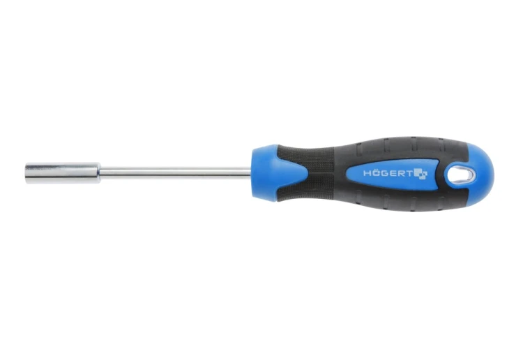 Uchwyt do bitów Hogert Technik HT1S201 1/4 cala 100 mm magnetyczny wkrętak ze stali CrV
