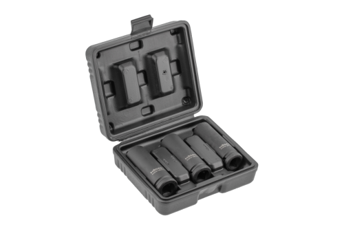 Hogert Technik HT4R105 – zestaw 3 nasadek udarowych 1/2 cala do felg aluminiowych 17, 19 i 21 mm