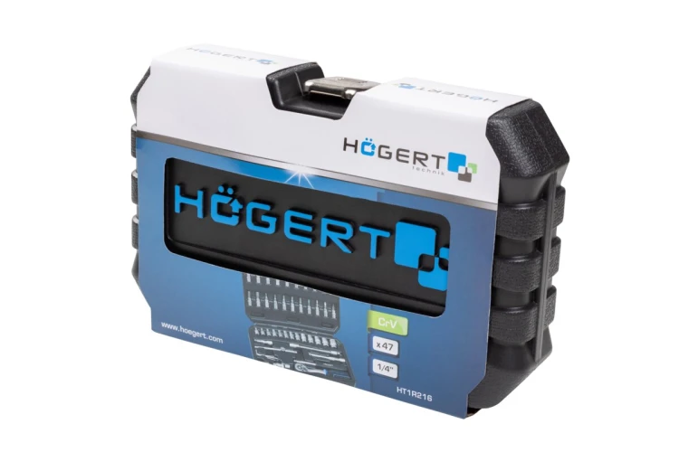 Grzechotka Hogert HT1R216 1/4 cala z mechanizmem 72 zęby ze stali CrMo do prac warsztatowych
