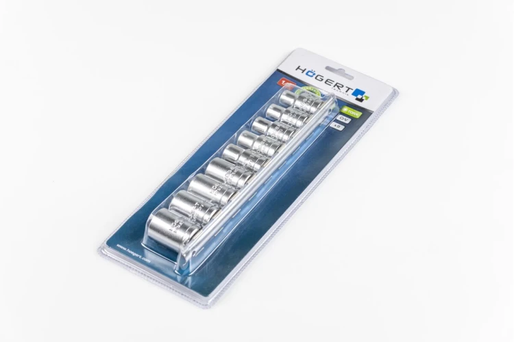 Zestaw nasadek TORX Hgert E10–E24 w metalowej kasecie