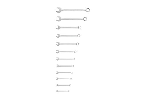 Zestaw kluczy płasko-oczkowych Hogert Technik HT1W492 12 sztuk CrV 6–24 mm w etui