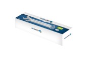 Klucze płasko-oczkowe Hogert HT1W492 ze stali chromowo-wanadowej CrV zgodne z DIN 3113, rozmiary 6–24 mm