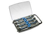 Zestaw 7 wkrętaków precyzyjnych Hogert Technik HT1S270 wkrętaki płaskie Phillips i Torx