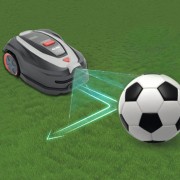Kamera optyczna ze sztuczną inteligencją Vision AI w robocie AL-KO Robolinho 500