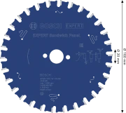 Zęby z węglika Microteq HLTCG do cięcia blachy stalowej tarczy Bosch EXPERT 160 mm