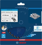Cienki rzaz Extra Thin Kerf i powłoka ProteQtion tarczy akumulatorowej Bosch EXPERT 136x20 mm