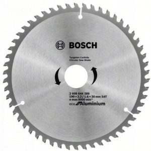 BOSCH TARCZA PIŁA 190 mm 54z PANELE ALUMINIUM