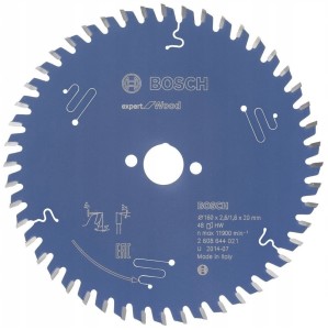 BOSCH TARCZA PIŁA WIDIOWA Expert for Wood 160 x 20mm 48z do drewna