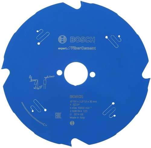 Tarcza pilarska BOSCH EXPERT Fibre Cement 190x30 mm 2608644125 do płyt włóknocementowych