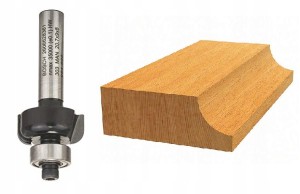 BOSCH FREZ DO DREWNA DO ŻŁOBIEŃ Z ŁOŻYSKIEM R4  średnica 20,7mm, uchwyt 8mm