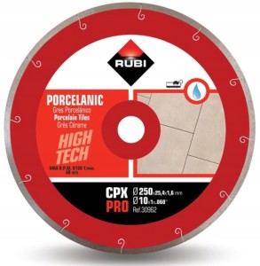 RUBI TARCZA DIAMENTOWA 200 mm CPX GRES PORCELANOWY