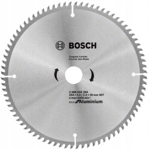 BOSCH TARCZA  PIŁA  Eco for Aluminium 254 mm  80z  ALUMINIUM