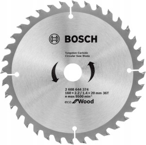 BOSCH TARCZA PIŁA 160 mm 36 z DO DREWNA