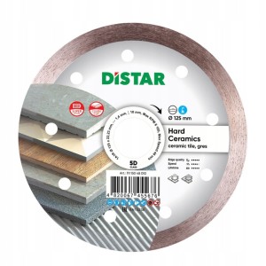 DISTAR TARCZA DIAMENTOWA 125 x 22,23; 1,4; 10 HARD CERAMICS
