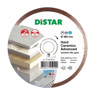 DISTAR TARCZA DIAMENTOWA 180 x 25,4; 1,4; 10 HARD CERAMICS ADVANCED