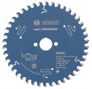 BOSCH TARCZA PIŁA WIDIOWA Expert for Aluminium 140x20mm  42z  