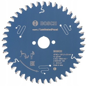 BOSCH TARCZA PILARSKA  Expert for Laminated Panel  140x20  42z  LAMINAT