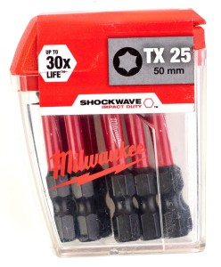 MILWAUKEE BITY UDAROWE SHOCKWAVE TX25 50mm