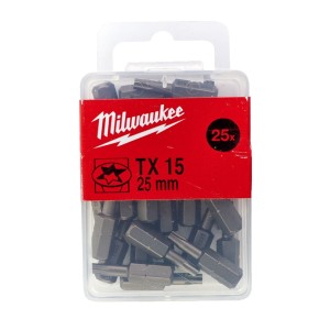  MILWAUKEE BITY KOŃCÓWKI WKRĘTAKOWE TX15