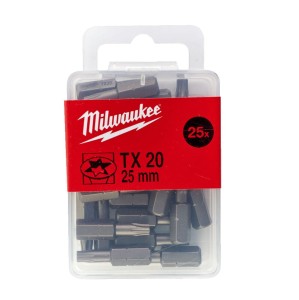  MILWAUKEE BITY KOŃCÓWKI WKRĘTAKOWE TX20