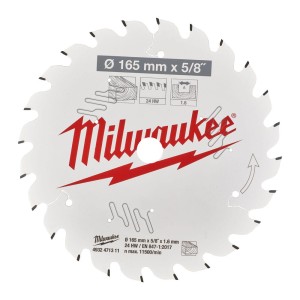MILWAUKEE TARCZA DO DREWNA 165mm 5/8'' 24z