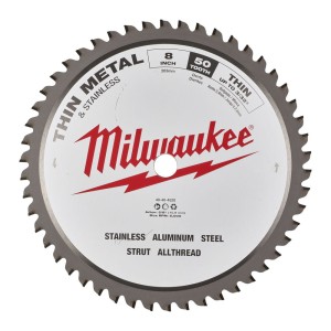 MILWAUKEE TARCZA DO METALU 203mm 5/8'' 50z