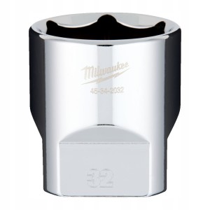 MILWAUKEE NASADKA METRYCZNA KRÓTKA 1/2 32 mm CHROM