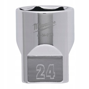 MILWAUKEE NASADKA METRYCZNA KRÓTKA 1/2 24 mm CHROM