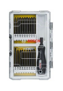 BOSCH Zestaw bitów Extra Hard do wkrętarek z uchwytami, 37 szt.