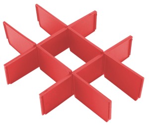 MILWAUKEE PRAZEGRÓDKI DO SKRZYNI PACKOUT Z 3 SZUFLADAMI