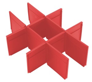 MILWAUKEE PRZEGRÓDKI DO SKRZYNI PACKOUT Z 2 SZUFLADAMI