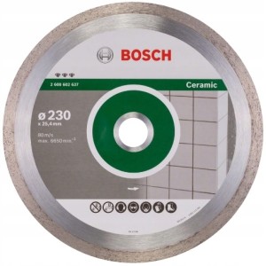BOSCH TARCZA DIAMENTOWA  do płytek BEST 230x25,4